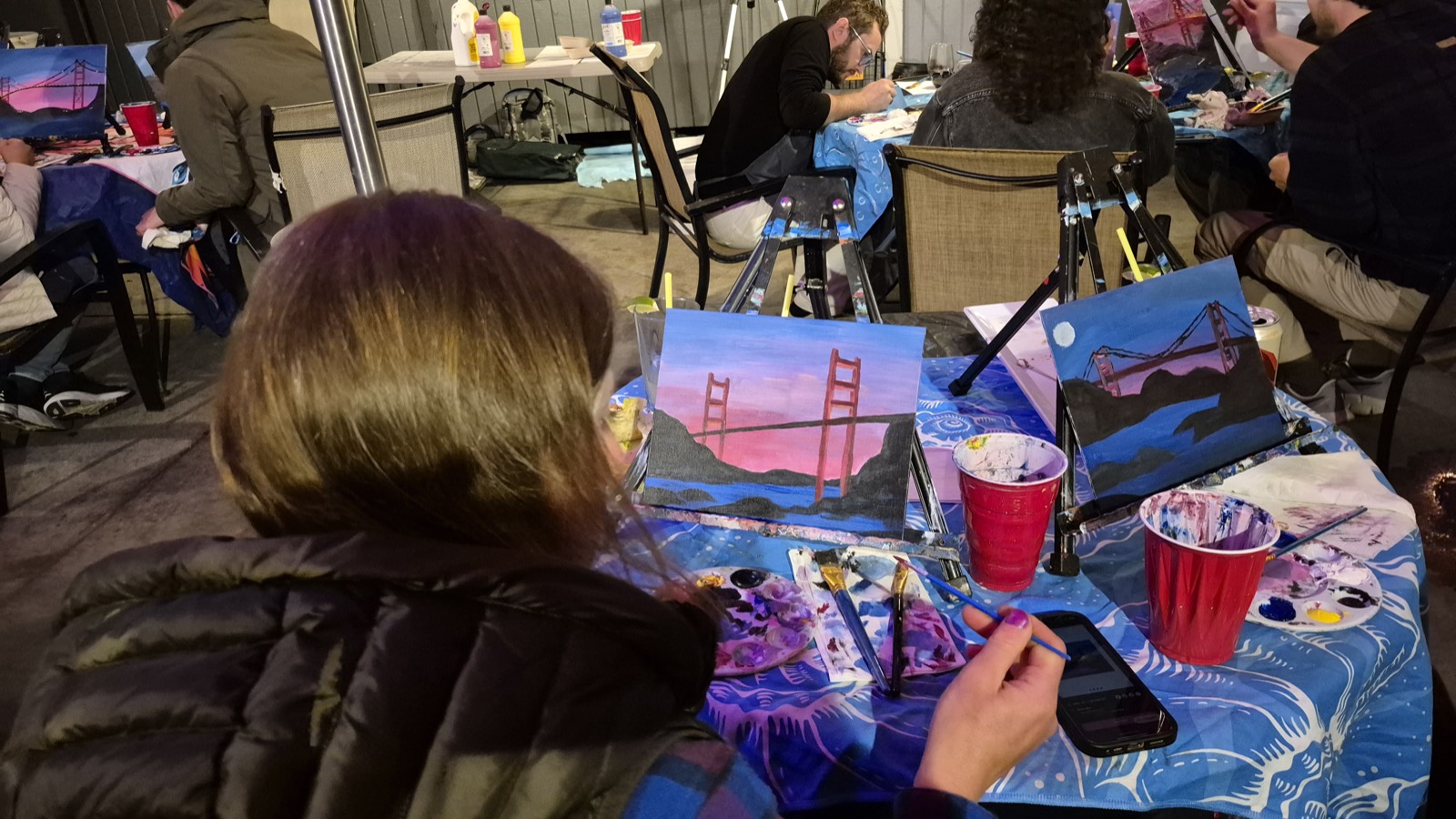 Live painting event